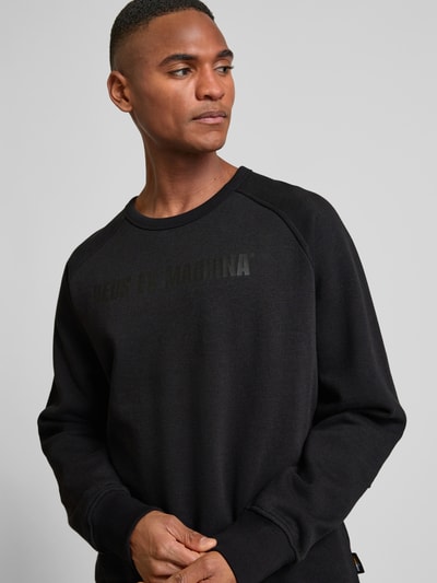 DEUS EX MACHINA Sweatshirt mit Label-Print Modell 'Cordura' Anthrazit 3