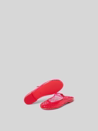 Tory Burch Ballerinas mit Dornschließe Hellrot 5