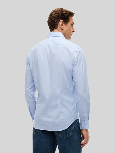 Tommy Hilfiger Slim Fit Businesshemd mit Logo-Stickerei Bleu 5