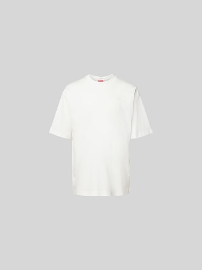 Diesel T-Shirt mit Label-Stitching Offwhite 2