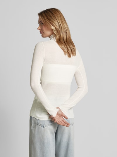 Marella Gebreide pullover met turtleneck, model 'FEROCE' Offwhite - 5