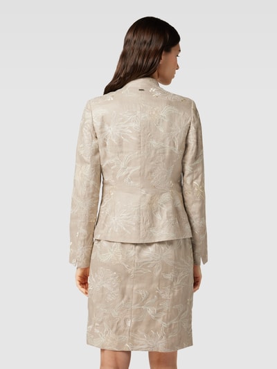 WHITE LABEL Blazer met all-over motief Zand - 5