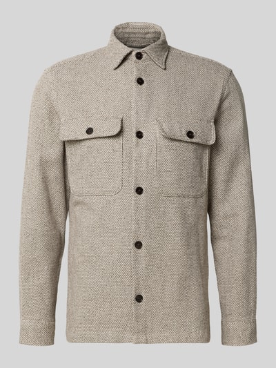 Jack & Jones Premium Regular fit vrijetijdsoverhemd met borstzakken, model 'Rayle' Beige - 2