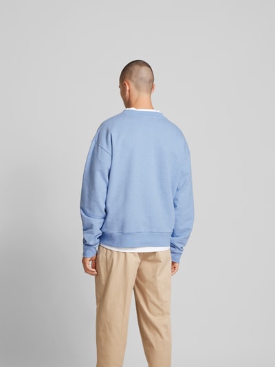 Marni Sweatshirt mit Label-Detail Bleu 5