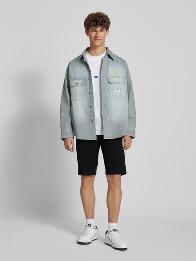 Hugo Blue Regular Fit Bermudas mit Gesäßtaschen Modell 'Dante' Black 1