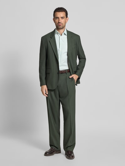 Christian Berg Men Regular Fit Business-Hemd mit Knopfleiste Hellgruen 1