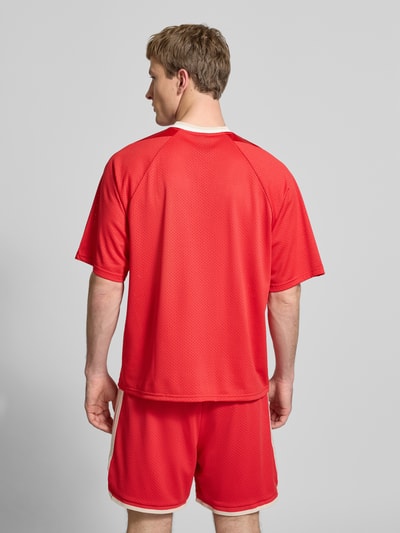adidas Sportswear Regular fit sport T-shirt met labelprint Rood - 5