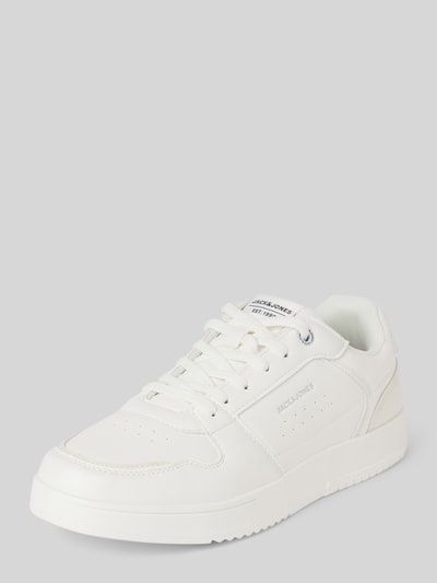 Jack & Jones Sneakers met labelpatch en -print, model 'WEALING' Wit - 1