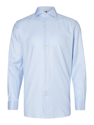 Christian Berg Men Regular Fit Business-Hemd mit Umschlagmanschetten Hellblau 1