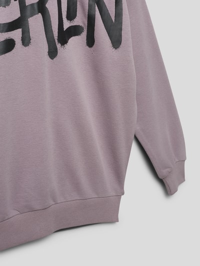 s.Oliver RED LABEL Sweatshirt met motiefprint Helder paars - 2