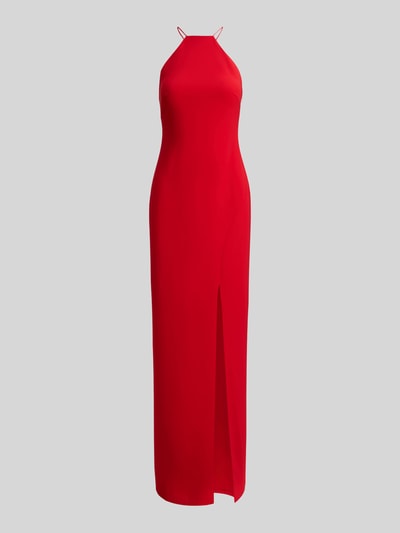 Lauren Ralph Lauren Enganliegendes Abendkleid mit Neckholder Rot 2
