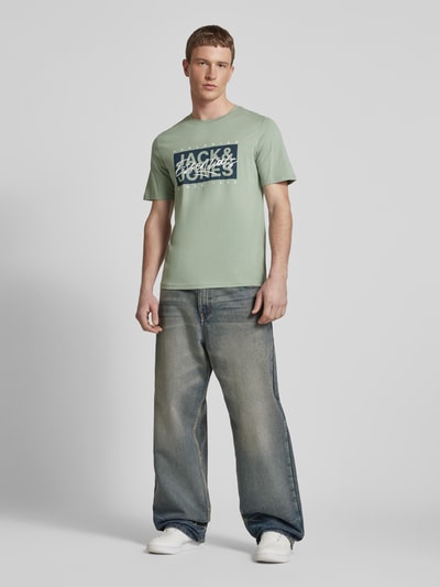 Jack & Jones T-Shirt aus reiner Baumwolle Modell 'COLTON' Mint 1