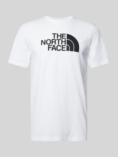 The North Face T-Shirt mit Label-Print Modell 'EASY' Weiss 1