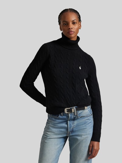 Polo Ralph Lauren Kaschmirpullover mit Rollkragen Black 4