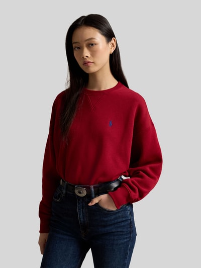 Polo Ralph Lauren Sweatshirt mit Logo-Stickerei Rot 4