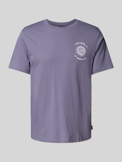 ONeill T-Shirt mit Label-Print und Rundhalsausschnitt Pflaume 2