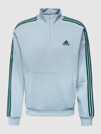 ADIDAS SPORTSWEAR Sweatshirt mit Label-Streifen Hellblau 1