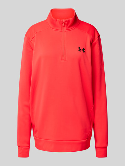 Under Armour Sweatshirt mit Troyer-Kragen Hellrot 1