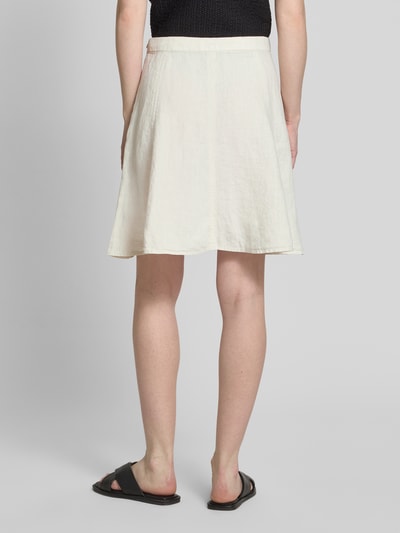Marc O'Polo Relaxed fit minirok van puur linnen Zand - 5