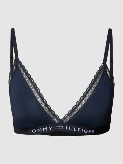 TOMMY HILFIGER Triangel-BH mit Spitzenbesatz Dunkelblau 2