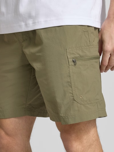 COLUMBIA Regular Fit Shorts mit Reißverschlusstaschen Oliv 3