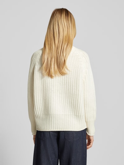 Tommy Hilfiger Strickpullover mit Stehkragen Offwhite 5