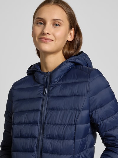 Review Kurtka pikowana z kapturem Granatowy 3