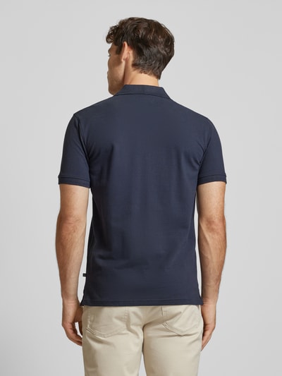 Matinique Poloshirt in melierter Optik Marine 5