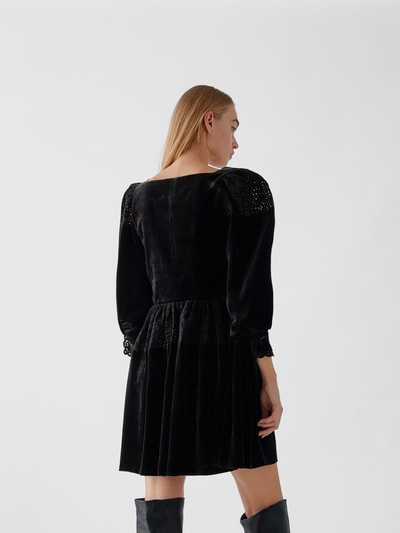Giovanni Bedin Minikleid mit Square-Neck-Ausschnitt Schwarz 5