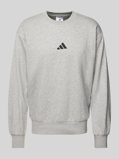 ADIDAS SPORTSWEAR Sweatshirt mit Label-Stitching Hellgrau 2