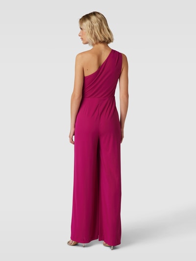 Lauren Ralph Lauren Jumpsuit mit One-Shoulder-Träger Modell 'ISAMY' Fuchsia 5