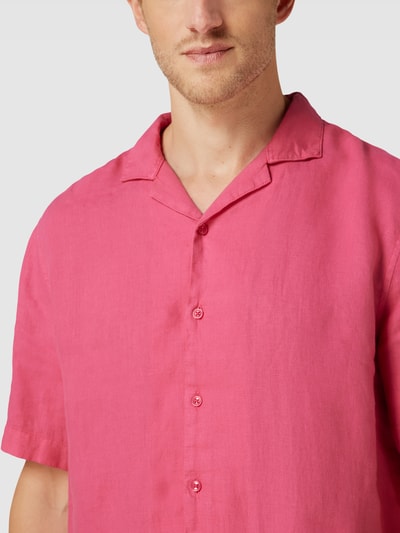 MCNEAL Freizeithemd aus Leinen Pink 3