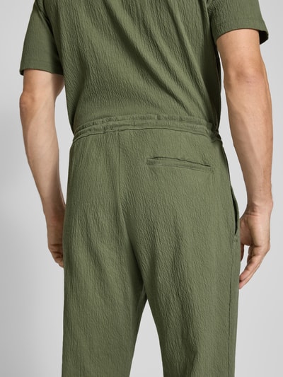 MCNEAL Sweatpants met Franse steekzakken Olijfgroen - 3