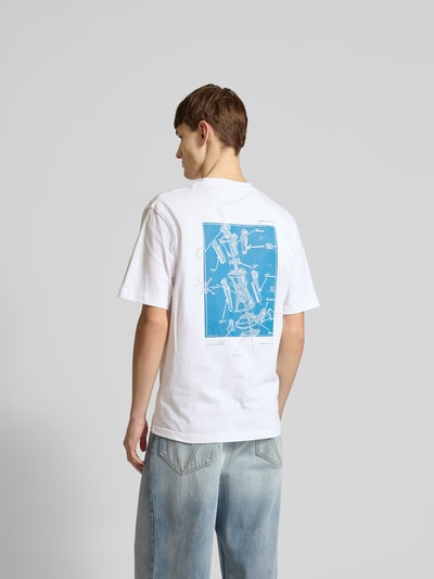 DAILY PAPER T-Shirt mit Label-Print Weiss 5