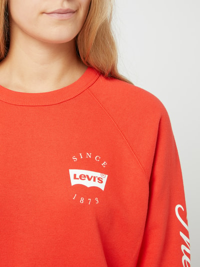 Levi's® Sweatshirt mit Logo-Print  Rot 3