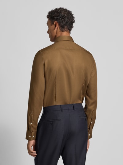 SEIDENSTICKER Slim fit zakelijk overhemd met kentkraag Beige - 5