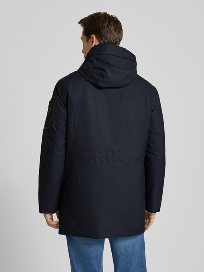 BOSS Green Regular fit parka van waterdicht materiaal, model 'HEXATECH' Marineblauw - 5