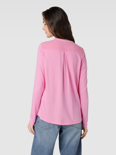 Smith and Soul Bluse mit Tunikakragen Modell 'Mix and Match' Pink 5