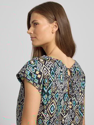 s.Oliver RED LABEL Loose Fit T-Shirt aus Baumwoll-Modal-Mix BLACK 3