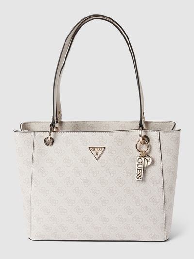 Guess Tote Bag mit Allover-Logo-Print Hellgrau 2