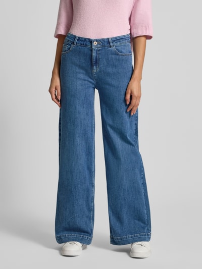 Christian Berg Woman Super Wide Fit Jeans im 5-Pocket-Design Marine Melange 4