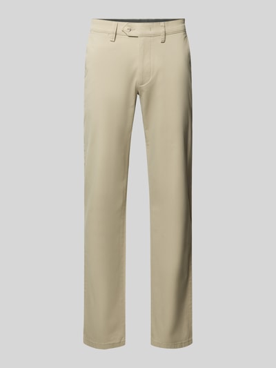 Christian Berg Men Stoffhose mit Gesäßtaschen Stein 2