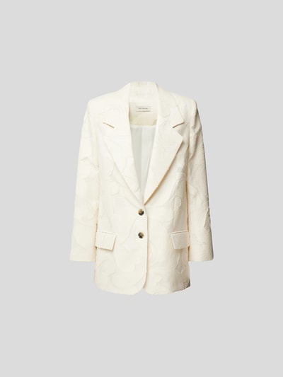 The Mannei Oversized Blazer mit Strukturmuster Ecru 2