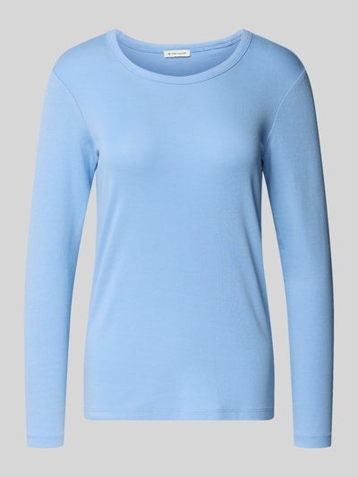 Tom Tailor Bluzka z długim rękawem o kroju regular fit z mieszanki bawełny Jasnoniebieski 2