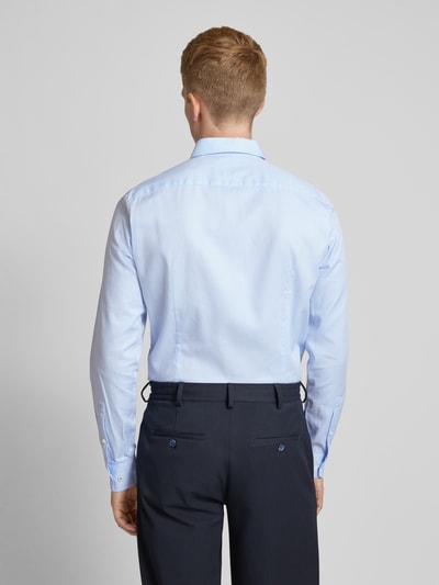 JOOP! Slim fit zakelijk overhemd met kentkraag, model 'Pit' Bleu - 5