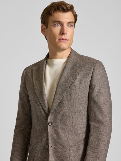 CG - Club of Gents 2-knoops colbert met reverskraag, model 'Conley' Lichtbruin - 3