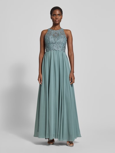 Laona Abendkleid mit Strasssteinen Schilf 4