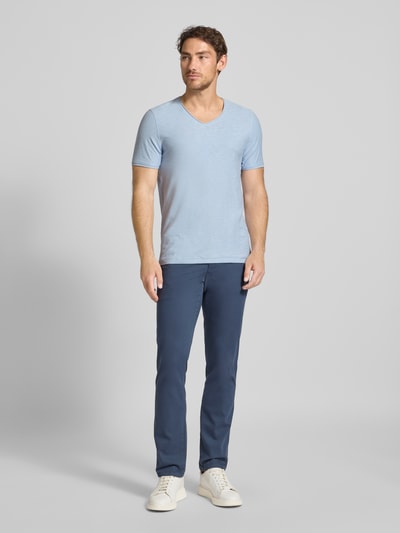 MCNEAL T-Shirt mit V-Ausschnitt Hellblau 1
