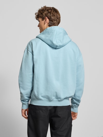 Pegador Oversized sweatjack met logo Lichtblauw - 5