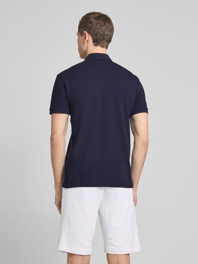 Napapijri Slim Fit Poloshirt mit Label-Print Modell 'AYLMER' Marine 5